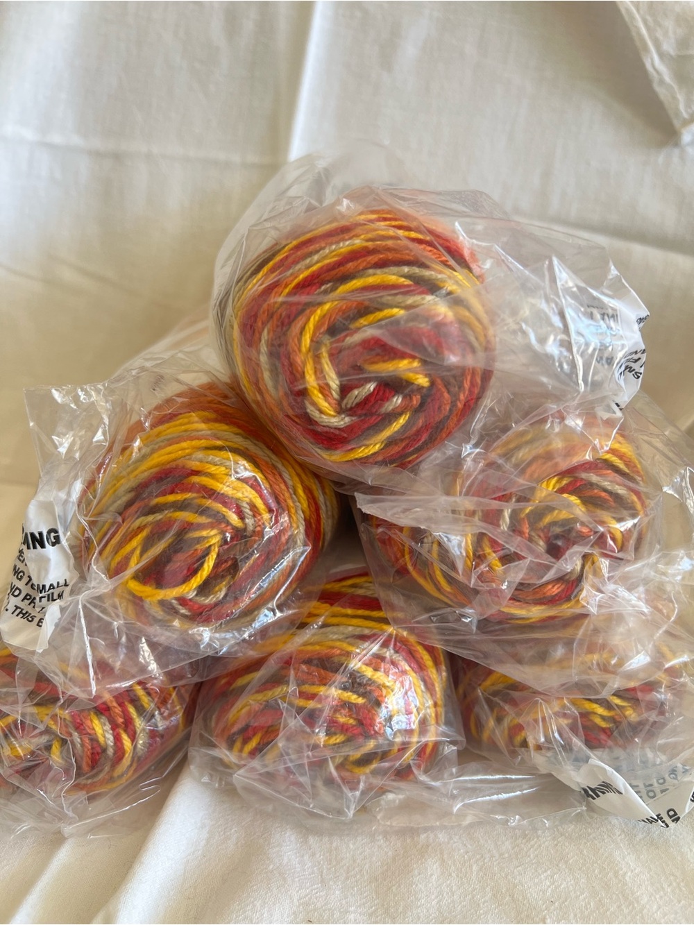 Caron Simply Soft Paints Yarn Sunset  Autumn Variegated 6 skeins. Discontinued